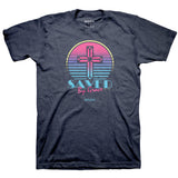 Kerusso Womens T-Shirt Saved By Grace Cross