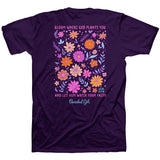 Cherished Girl Womens T-Shirt Bloom Where God Plants