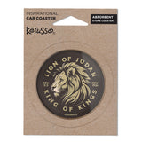 Kerusso Car Coaster Lion Of Judah
