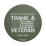 Kerusso Car Coaster Thank A Veteran