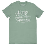 grace & truth Womens T-Shirt God Is Bigger