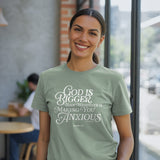 grace & truth Womens T-Shirt God Is Bigger