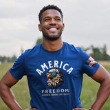 HOLD FAST Adult T-Shirt America Eagle