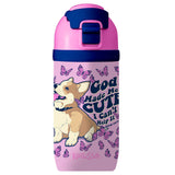 Kerusso 16 oz Stainless Steel Sport Bottle Puppy