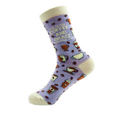 Kerusso Crew Socks Coffee And Grace