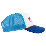 Kerusso Womens Cap Red White & Blessed Bows