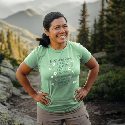 Kerusso Womens T-Shirt In Christ I Am