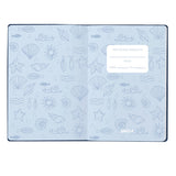 Kerusso Womens Faux Leather Journal Wind And Waves