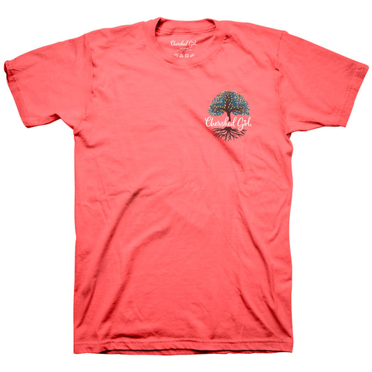 Cherished Girl Womens T-Shirt Rooted In Christ