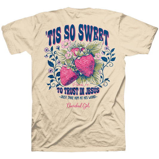 Cherished Girl Womens T-Shirt Tis So Sweet Berries