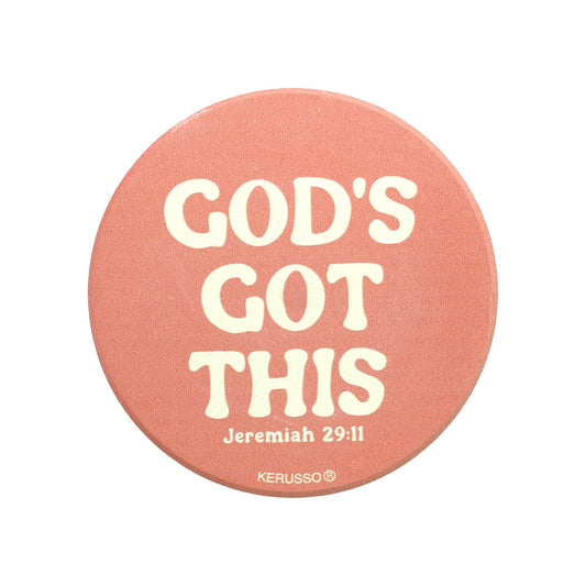 Kerusso Car Coaster God's Got This