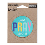 Kerusso Car Coaster Just Pray