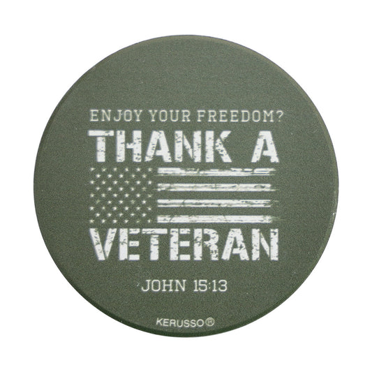 Kerusso Car Coaster Thank A Veteran