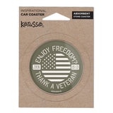 Kerusso Car Coaster Thank A Veteran