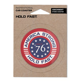 HOLD FAST Car Coaster America Strong