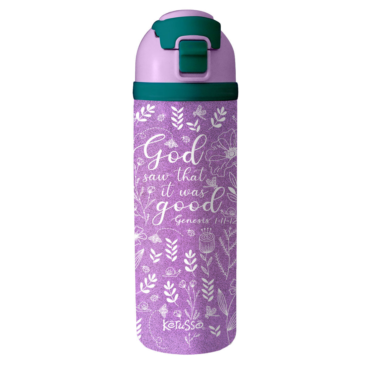 Kerusso 24 oz Flip Top Bottle It Was Good Glitter