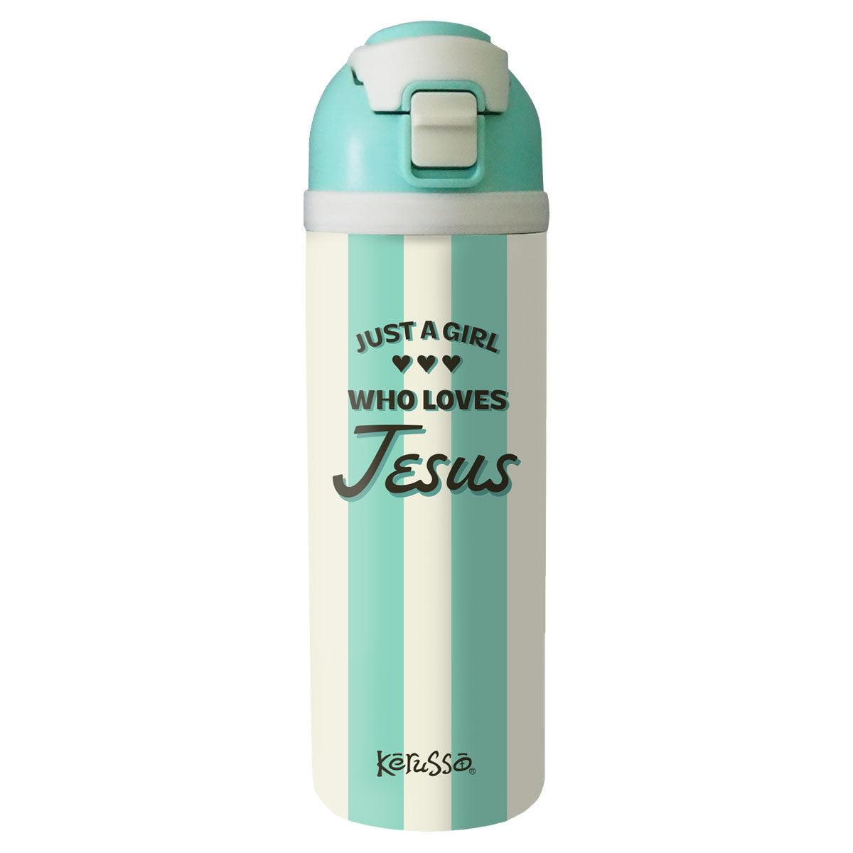 Kerusso 24 oz Flip Top Bottle Just A Girl