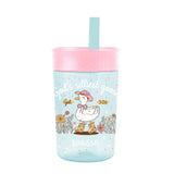Kerusso 15 oz Silicone Straw Cup Goose & Lamb (2 Pack)