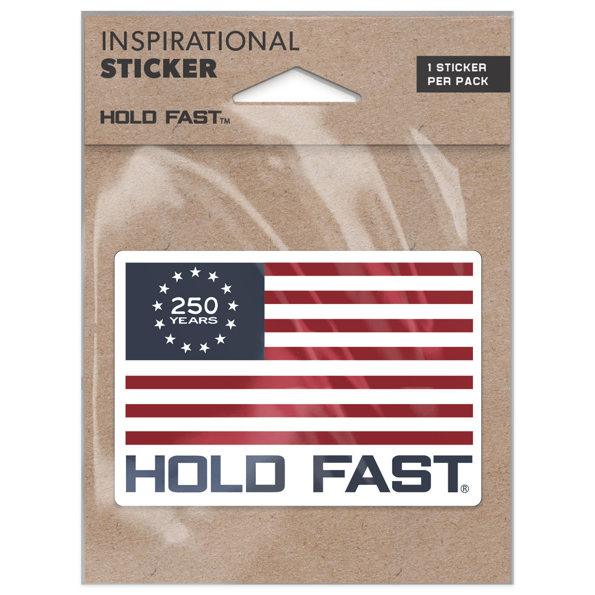 HOLD FAST Sticker 250 Flag